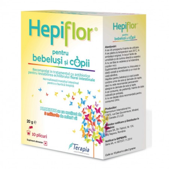 Hepiflor bebelusi, copii x 10 plicuri