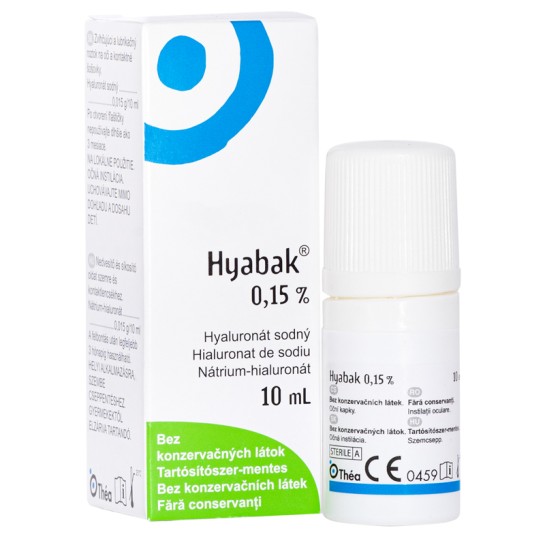 Hyabak 0,15% sol lentile contact x 10ml