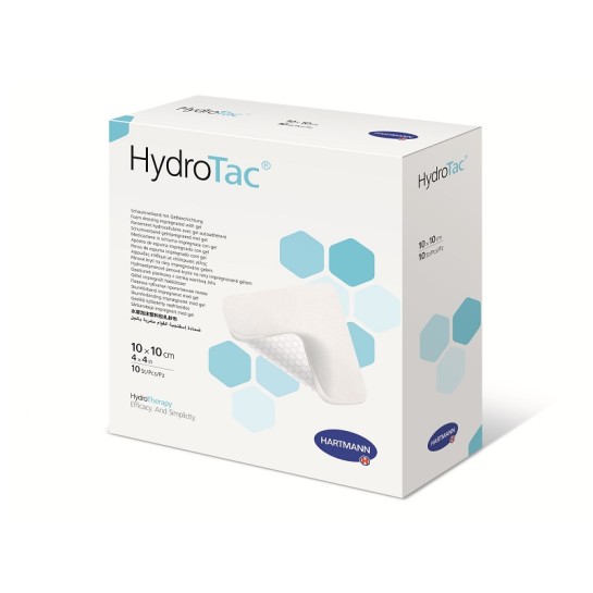 HydroTac transparent pansament cu hidrogel 10cm x 10cm x 10 bucati