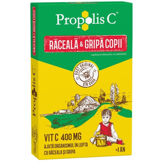 Propolis C raceala gripa kids x 8 plicuri