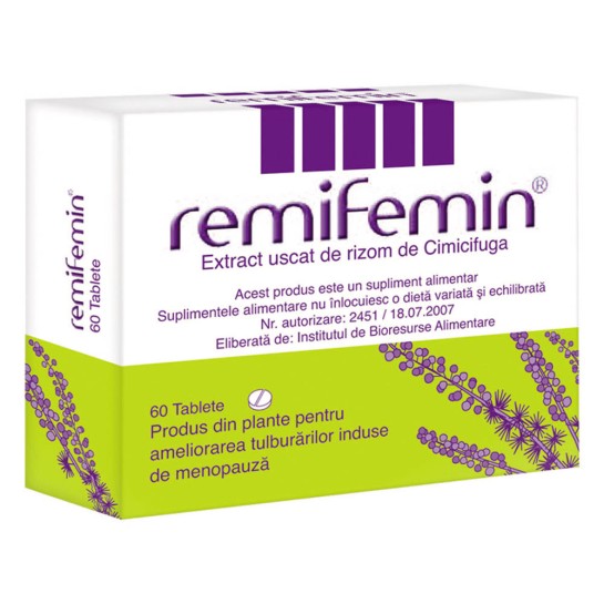 Remifemin extract uscat x 60 comprimate