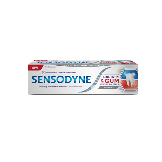 Sensodyne pasta sensitivity and gum whitening x 75ml