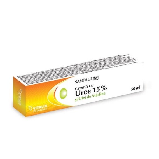 Santaderm Crema uree 15% ulei masline 50ml