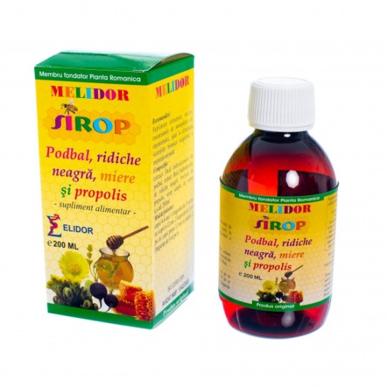 Sirop Podbal+Ridiche Neagra+Miere+Propolis x 200ml