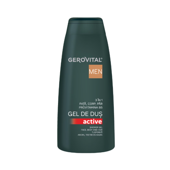 Gerovital H3 Men Gel Dus Active x 400ml