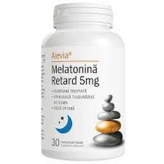 Alevia Melatonina retard 5 mg x 30 comprimate