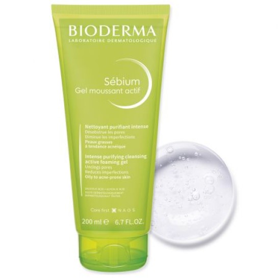 Bioderma Sebium gel spumant activ x 200 ml