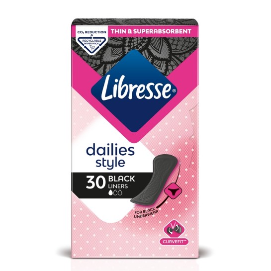 Libresse Zilnice negre Vzone x 30 bucati