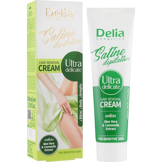 Crema depilatoare Satine aloe vera x 100 ml