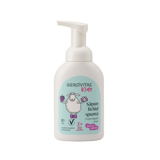 Gerovital Kids 757 Sapun lichid berry party x 300 ml