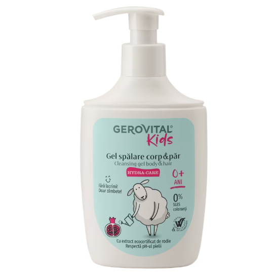 Gerovital Kids 759 Gel corp si par hydra care x 300 ml