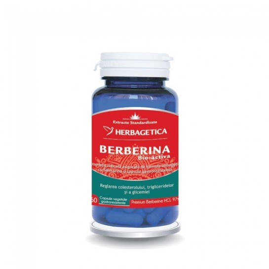 Herbagetica Berberina Bio-Activa x 60 capsule