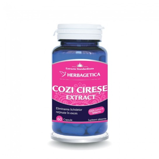 Herbagetica Cozi de cirese cu extract x 60 capsule