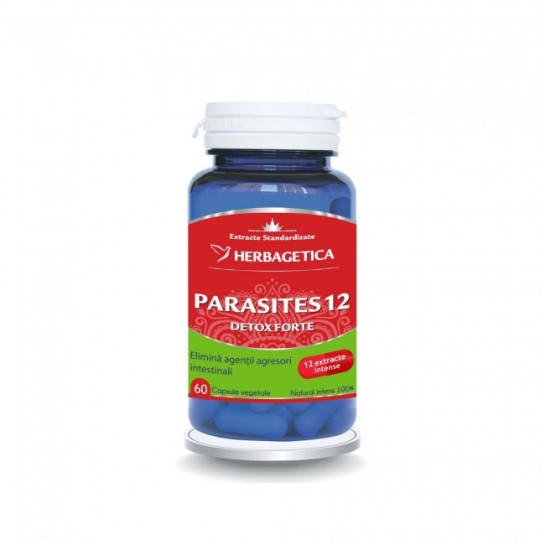 Herbagetica Parasites 12 x 60 capsule