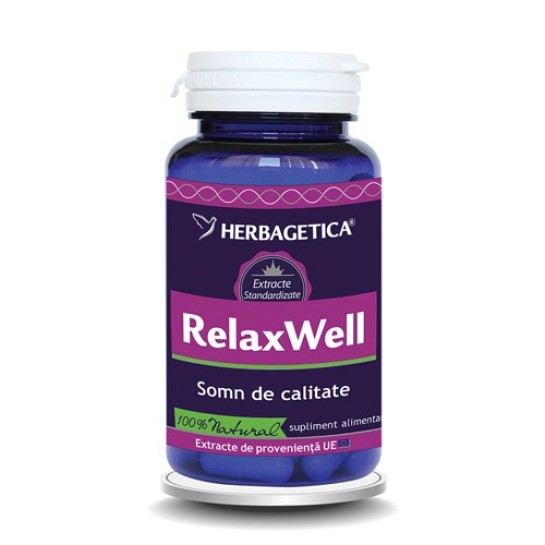 Herbagetica Relax Well x 60 capsule