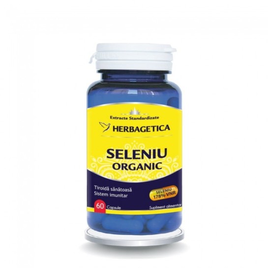 Herbagetica Seleniu organic x 60 capsule