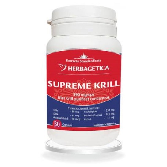 Herbagetica Supreme krill x 30 capsule