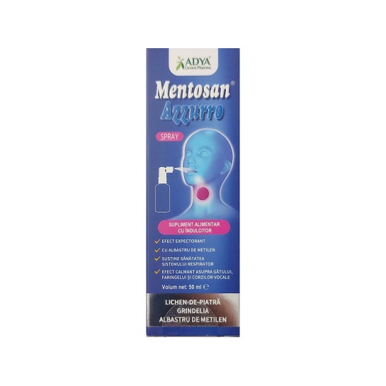 Mentosan Azzurrro Spray x 50 ml