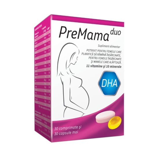 Premama Duo 30 comprimate + 30 capsule moi