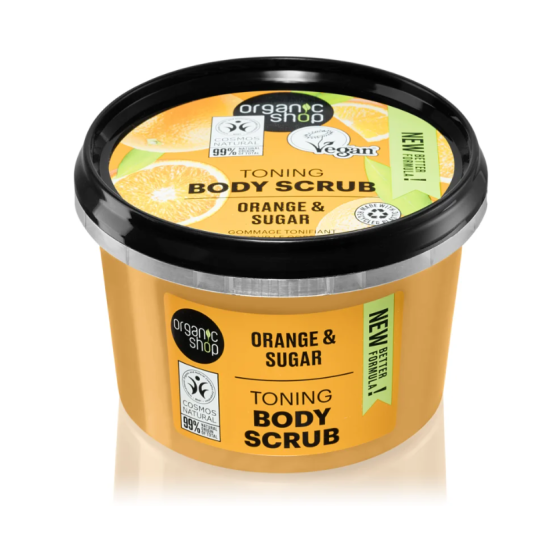 Body Scrub organic orange x 250 ml