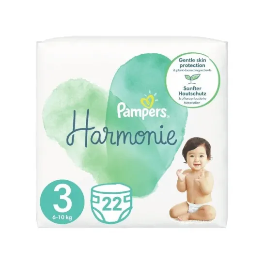 Pampers Harmonie nr 3 (6-10kg) x 22 bucati