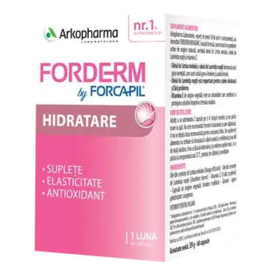 Forderm by Forcapil Hidratare x 60 capsule