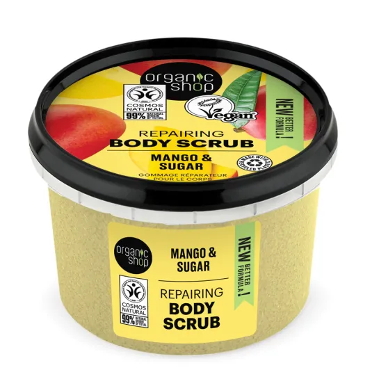 Body Scrub organic Mango & sugar x 250 ml