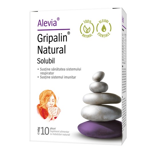 Alevia Gripalin Natural Solubil x 10 plicuri