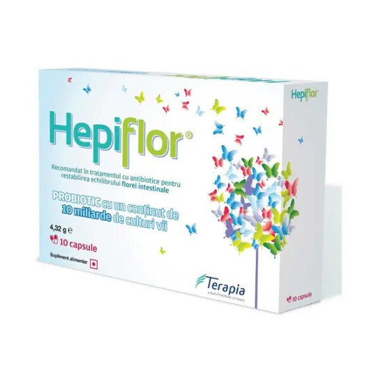 Hepiflor Saccharomyces Boulardii 250mg x 10 capsule