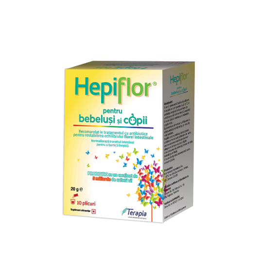 Hepiflor Saccharomyces Boulardii 250mg x 10 plicuri