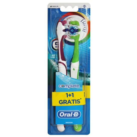 Oral B - Periuta de dinti 1+1 Gratis Complete 5 Way Clean