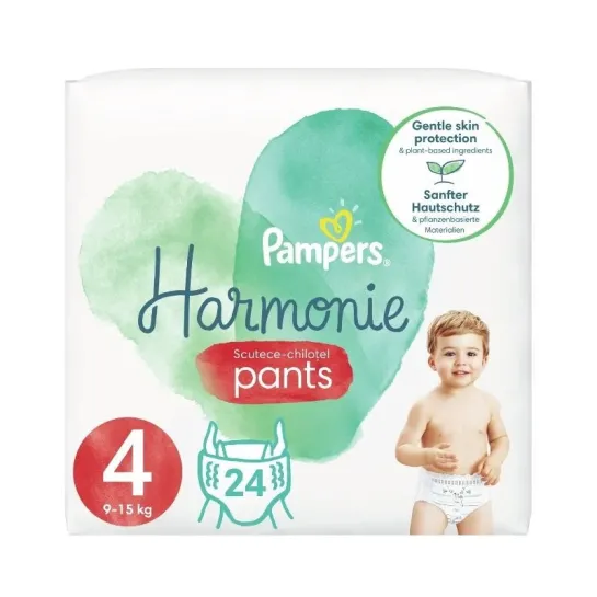 Pampers Harmonie Pants marimea 4 (9-15kg) x 24 bucati