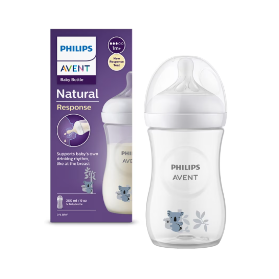 Avent Biberon Natural Response Deco Urs Koala x 260 ml 1m+ SCY903/67