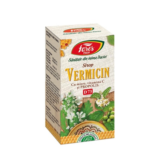 Vermicin sirop miere + propolis x 100 ml