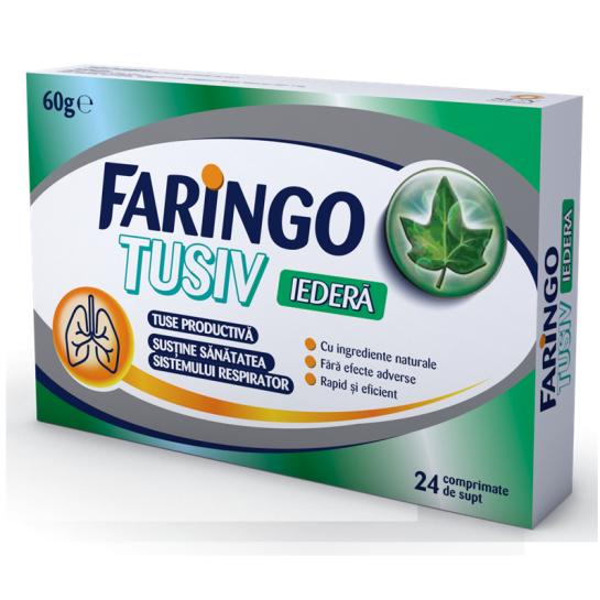 Faringo Tusiv iedera x 24 comprimate