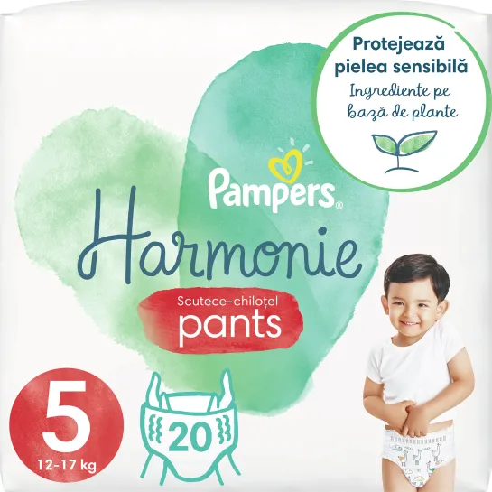 Pampers Harmonie Pants marimea 5 (12-17kg) x 20 bucati