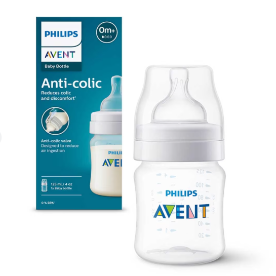 Avent Biberon Anticolici x 125 ml 0+m SCY100/01