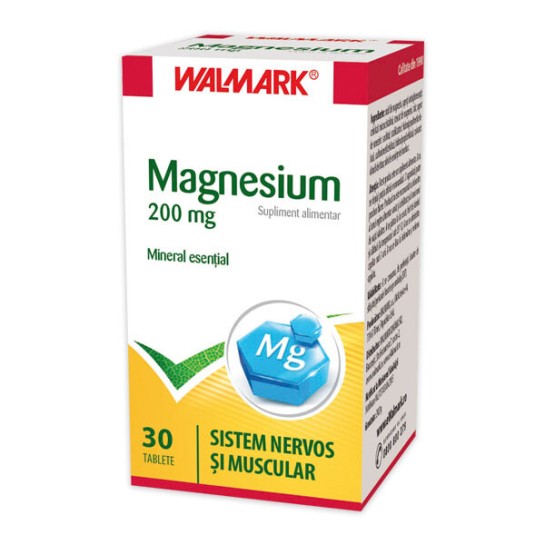 Magneziu 200mg x 30 tablete