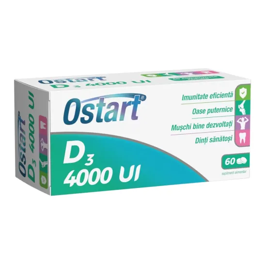 Ostart D3 4000 u.i. x 60 comprimate