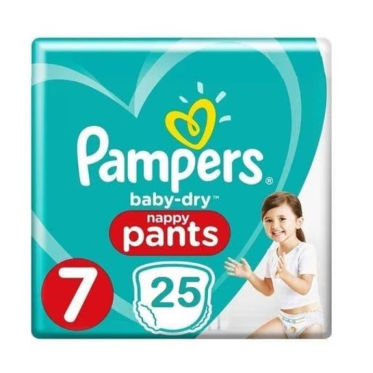 Pampers 7 Pants 17kg+ x 25 bucati