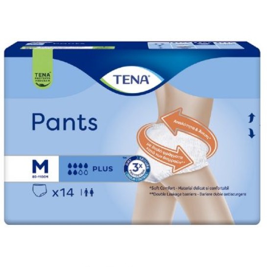 Tena Pants Plus M 4 x 14 bucati