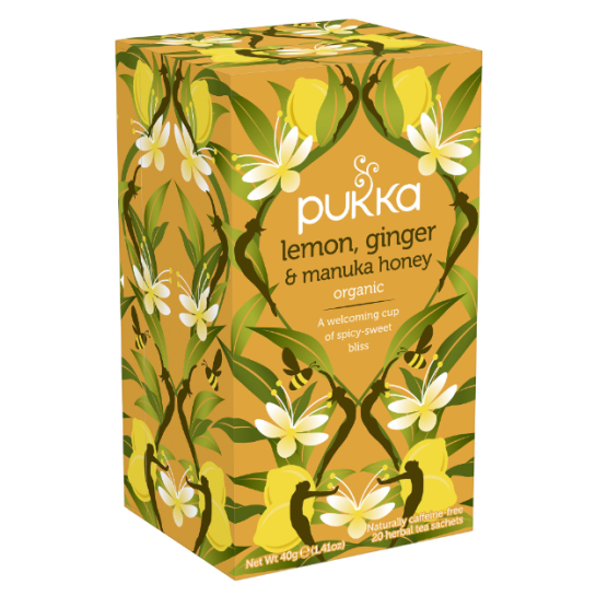 Pukka Organic lemon & ginger x 20 plicuri