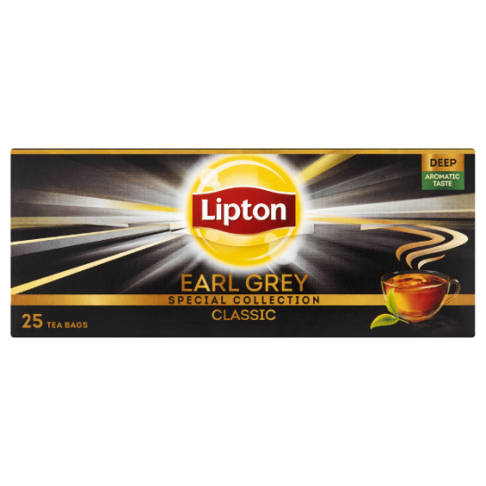 Lipton Ceai negru Earl Grey x 25 plicuri