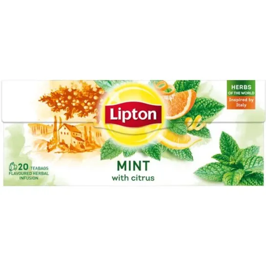 Lipton Herbal menta& citrice x 20 plicuri