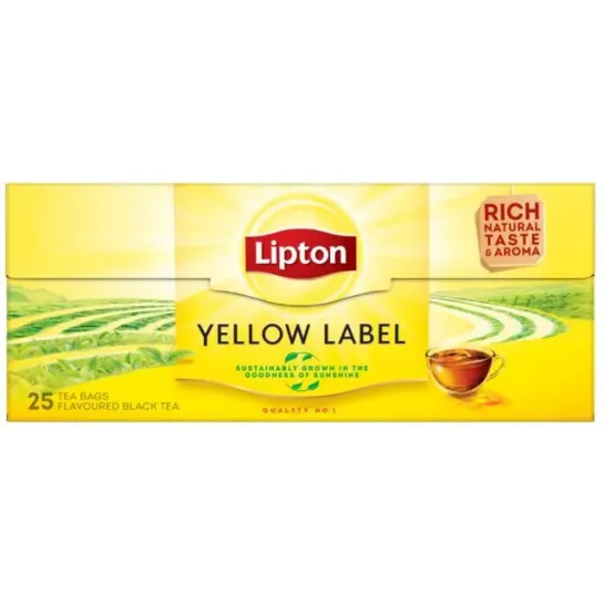 Lipton Negru yellow label x 25 plicuri