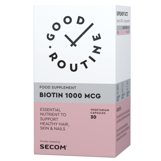 Biotin 1000 mcg x 30 capsule vegetale