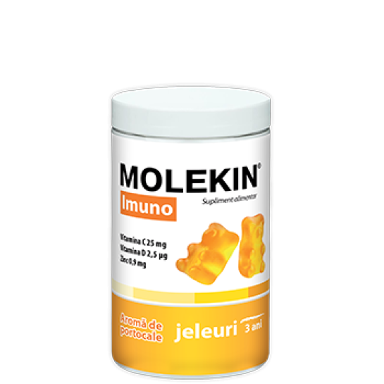 Molekin Imuno cu aroma de portocala 3 ani+ x 60 jeleuri