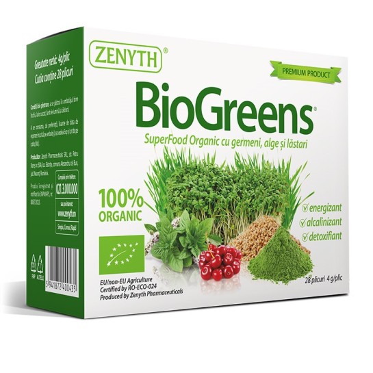 Zenyth BioGreens 28 plicuri