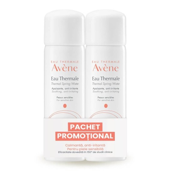 Avene Apa termala spray x 50 ml pachet promotional