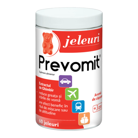 Prevomit aroma de capsuini 3ani+ x 60 jeleuri